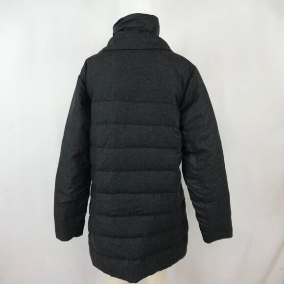 NAU ~ WOMENS LARGE ~ GRAY FULL ZIP DUSTER COAT JACKET ~ DOWN FILLED - Picture 5 of 7